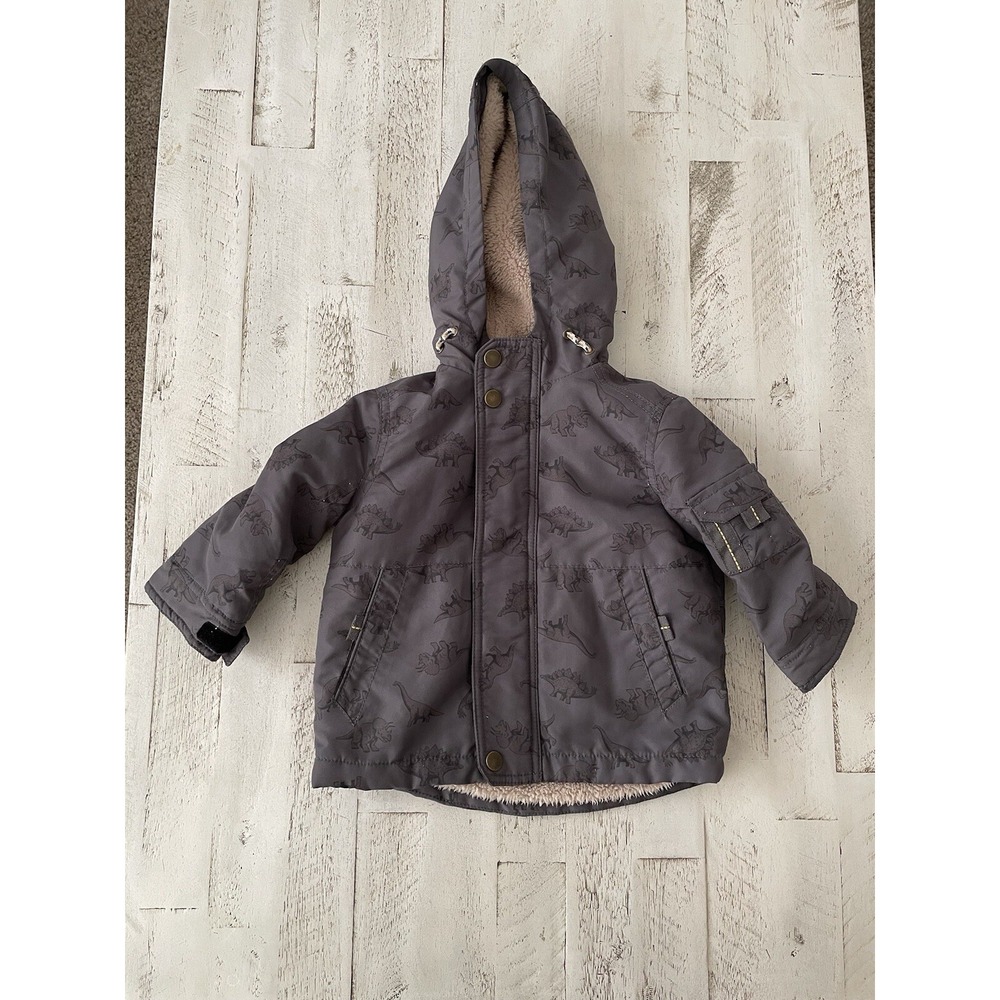 Starting out gray dinosaur coat size 18Month